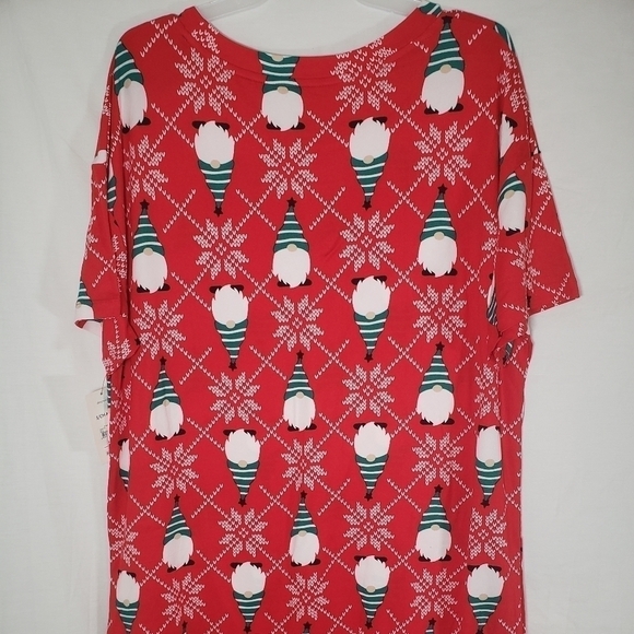 NWT Secret Treasure Christmas Holiday Nome Gown w/Pockets Sz S/M - Picture 7 of 10